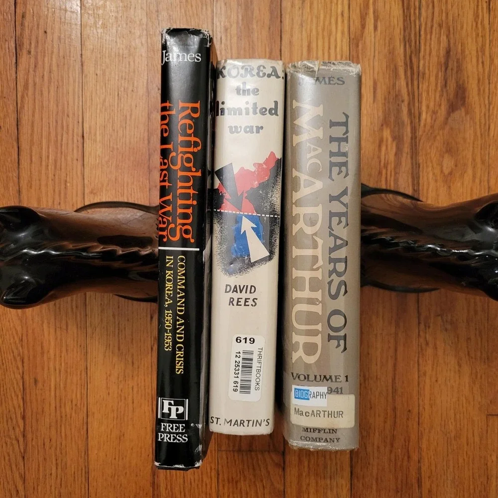 3 History Books Korean War General MacArthur Home School‎ Educational Korea